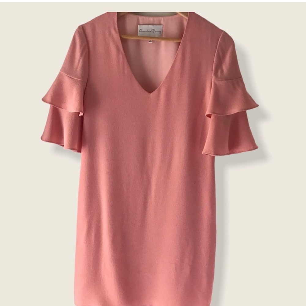 Charles Henry Ruffle Sleeve Dress. Size Small